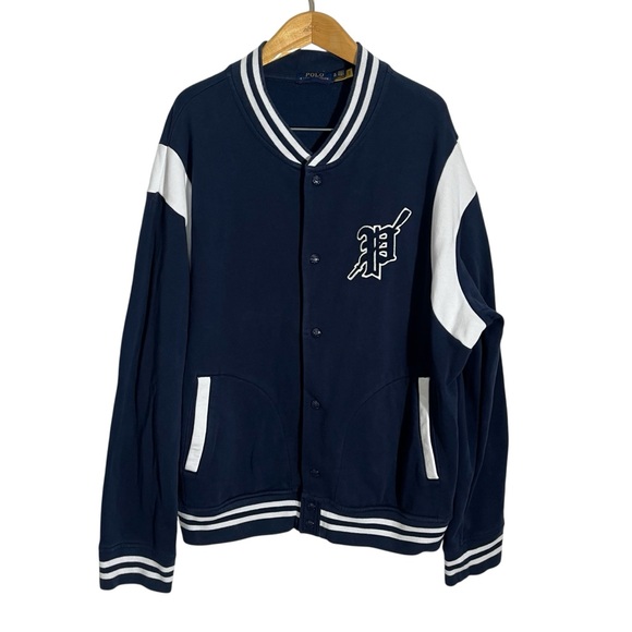 POLO RALPH LAUREN Baseball Varsity Bomber Jacket - Picture 2 of 10